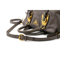 Prada Bauletto Pelle Grigia