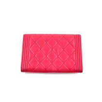 Chanel Portafoglio Boy Pelle Rosa
