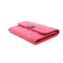 Chanel Portafoglio Boy Pelle Rosa