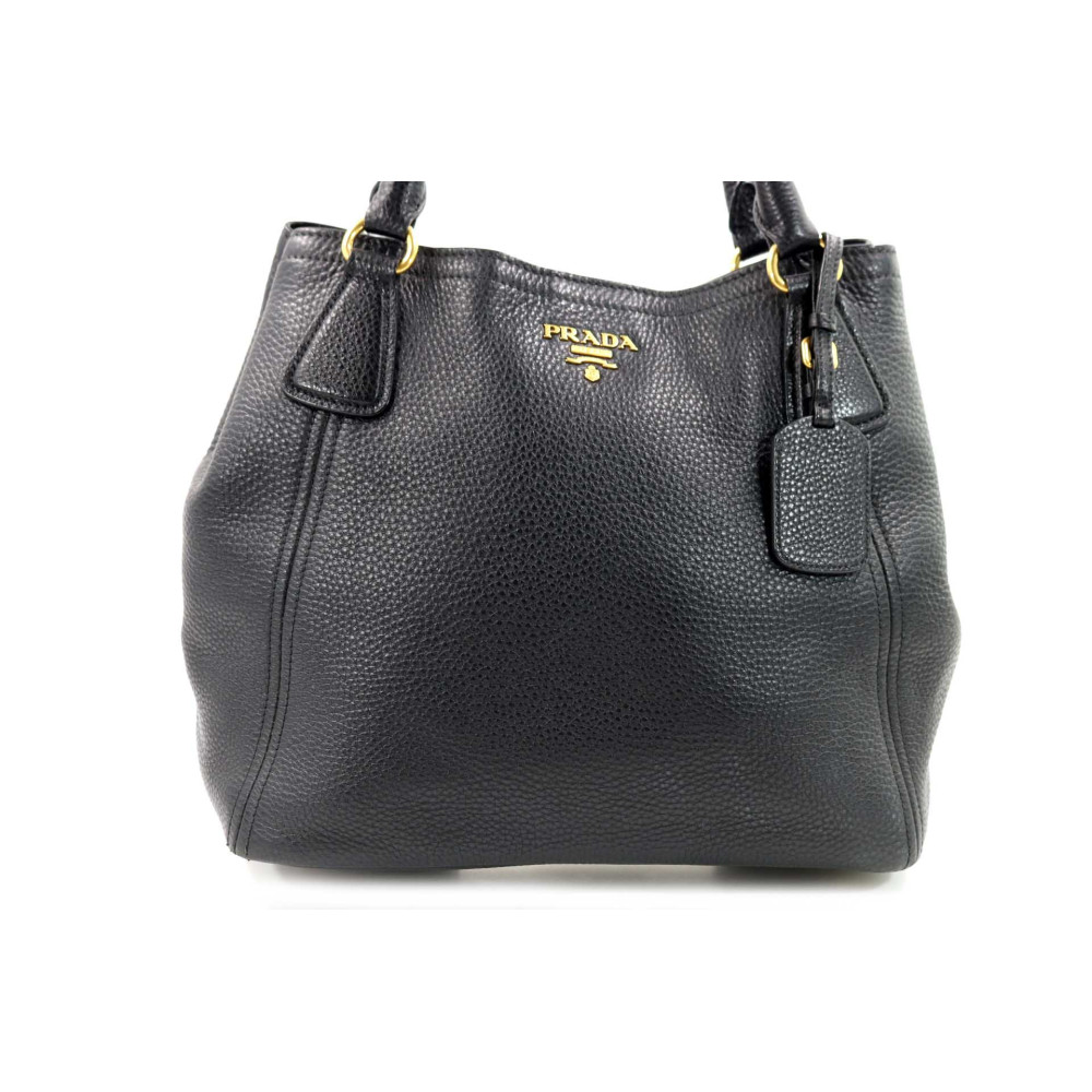Prada Shopping Pelle Nera