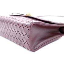 Bottega Veneta Andiamo 25 Pelle Bordeaux