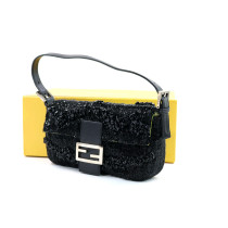 Fendi Baguette Limited Edition Pelle e Perline Nere