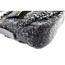 Fendi Baguette Limited Edition Pelle e Perline Nere