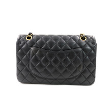 Chanel Double Flap Timeless 25,5 Pelle Nera