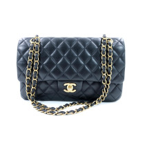 Chanel Double Flap Timeless 25,5 Pelle Nera