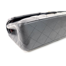 Chanel Double Flap Timeless 25,5 Pelle Nera