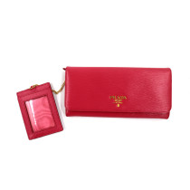 Prada Portafoglio Pelle Fucsia