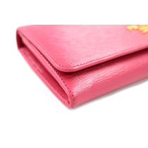 Prada Portafoglio Pelle Fucsia