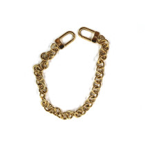 Louis Vuitton Tracolla Catena Metallo Ottone Dorato