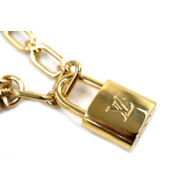 Louis Vuitton Tracolla Catena Metallo Ottone Dorato