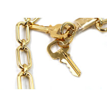 Louis Vuitton Tracolla Catena Metallo Ottone Dorato