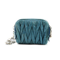 Miu Miu Tracolla Pelle Blu