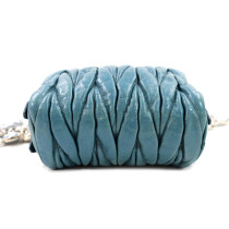Miu Miu Tracolla Pelle Blu