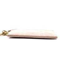 Dior Portacarte Freesia Pelle Rosa e Bianca
