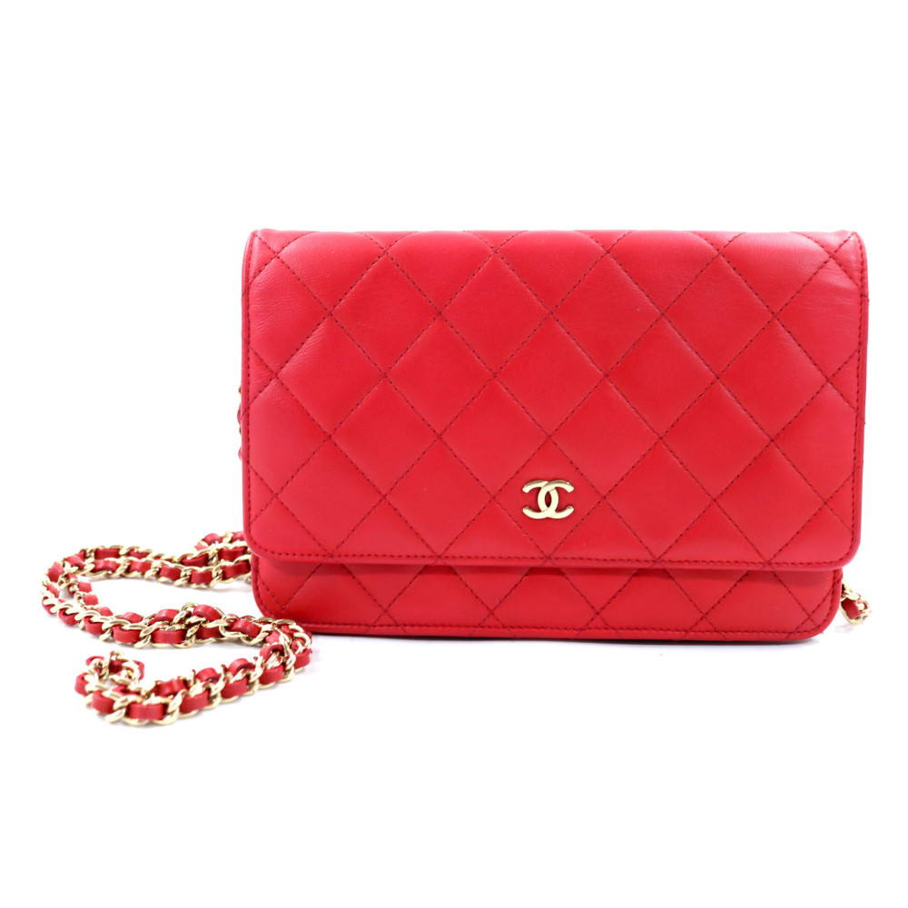 Chanel Woc Pelle Rossa
