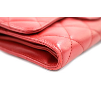 Chanel Portafoglio Pelle Rossa