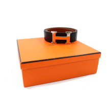 Hermes Cintura Pelle Nera e Marrone