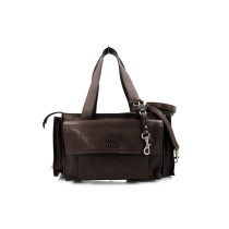 Miu Miu Utilitaire Pelle Marrone