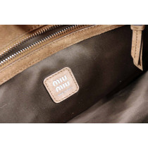 Miu Miu Utilitaire Suede Marrone
