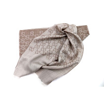 Gucci Stola Lana e Seta Beige