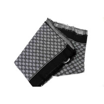 Gucci Stola Lana e Seta Lurex Grigia e Nera