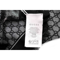 Gucci Stola Lana e Seta Lurex Grigia e Nera