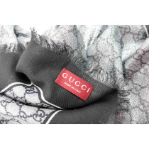 Gucci Stola Lana e Seta Lurex Grigia e Nera