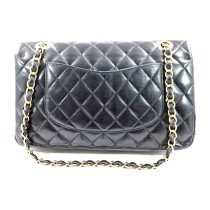 Chanel 25 Pelle d'Agnello Nera