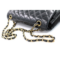 Chanel 25 Pelle d'Agnello Nera