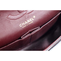 Chanel 25 Pelle d'Agnello Nera