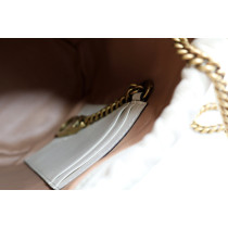 Gucci Secchiello Pelle Bianco Vintage