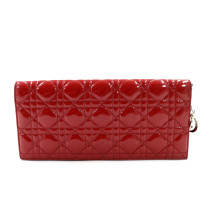 Dior Pochette Vernis Bordeaux