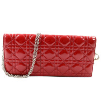 Dior Pochette Vernis Bordeaux