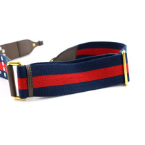 Gucci Tracolla Tessuto Blu e Rosso