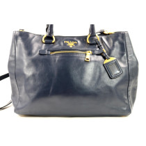 Prada Shopping Pelle Blu