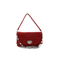 Miu Miu Tracolla Pelle Rossa