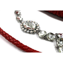 Miu Miu Tracolla Pelle Rossa