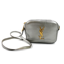 Saint Laurent Camera Bag Pelle Grigia