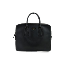 Prada Borsa da Lavoro Pelle Nera