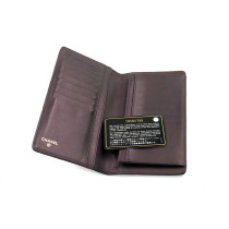 Chanel Portafoglio Tessuto Viola Scuro