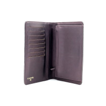 Chanel Portafoglio Tessuto Viola Scuro