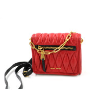 Miu Miu Tracolla Pelle Rossa e Bianca
