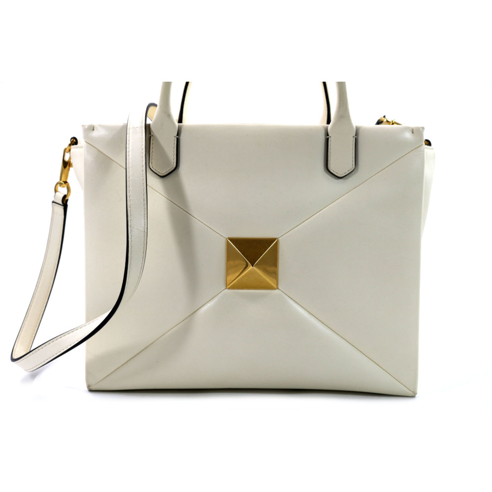 Valentino One Stud Pelle Bianca
