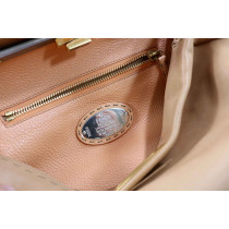 Fendi Peekaboo Selleria Pelle Beige e Salmone