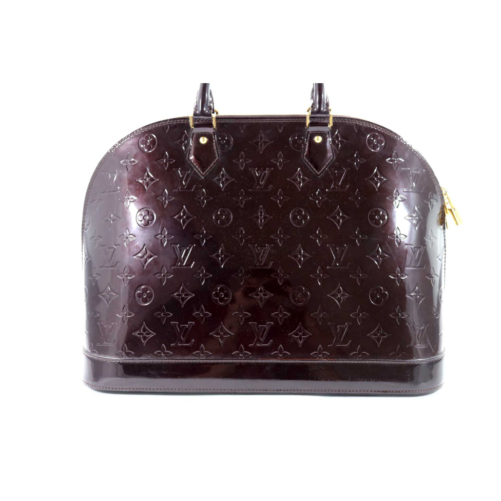 Louis Vuitton Alma Vernis Bordeaux