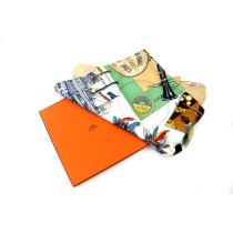 Hermes Foulard " New-Orleans" Seta Multicolor