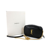 Saint Laurent Lou Mini Pelle Nera
