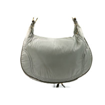 Tod's Shopping Tela Vela e Pelle Grigia