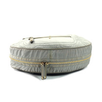 Tod's Shopping Tela Vela e Pelle Grigia