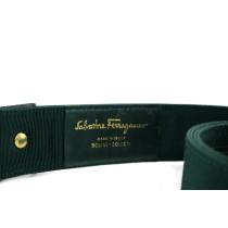 Ferragamo Cintura Tessuto Verde